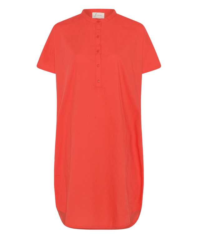 Frau Seoul ss dress hot coral