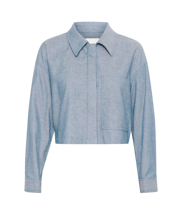 MEW Kalina Boxy shirt denim blue