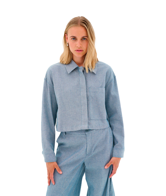 MEW Kalina Boxy shirt denim blue