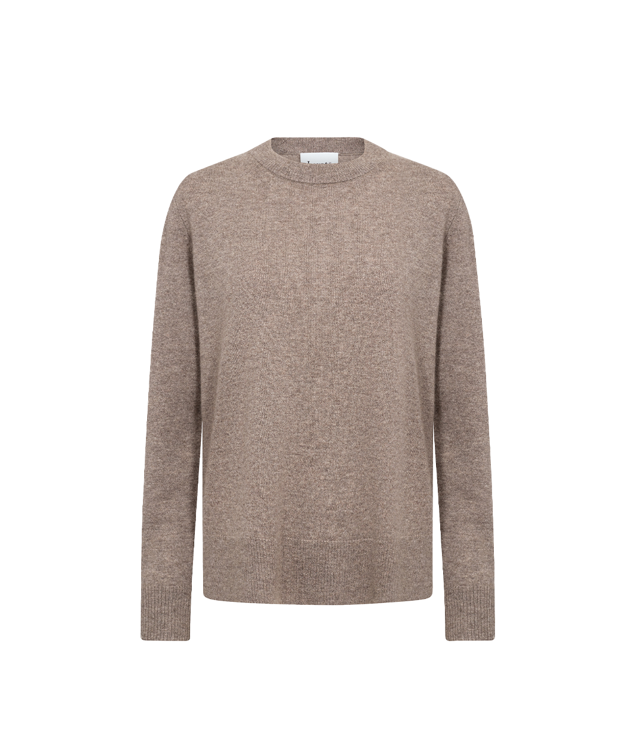 Levete LR-Eloise 2 strik cashmere brown mel.