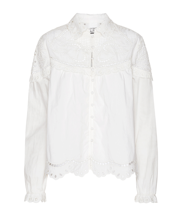 AJ 117 Project bluse Hemera white