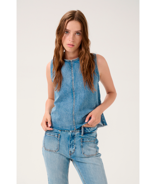 MEW Dango 144 Top blue denim